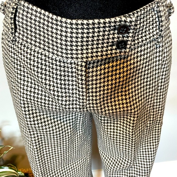 Houndstooth Cropped Wool Trouser - Picture 7 of 7